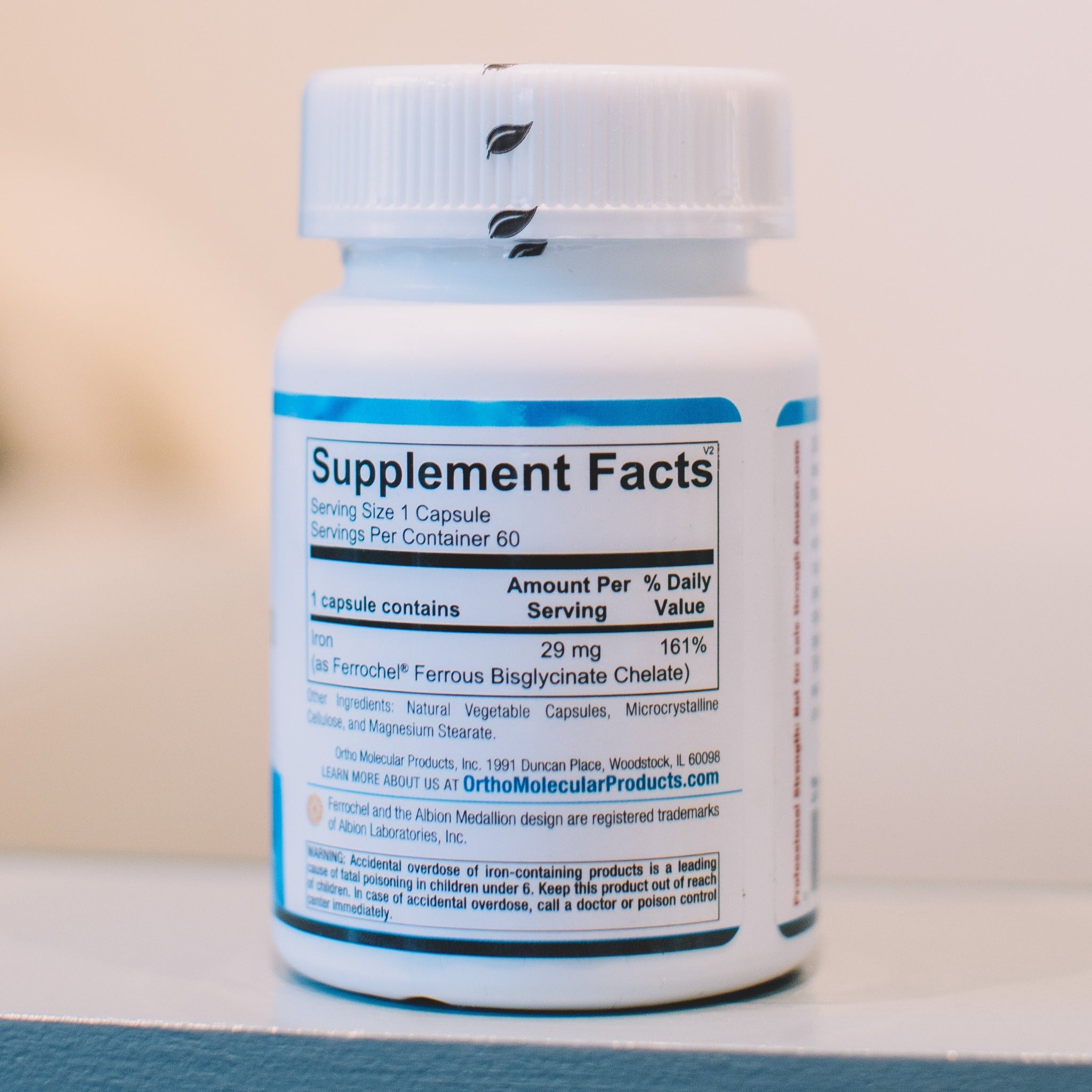 Reacted Iron Dietary Supplements