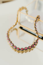 Load image into Gallery viewer, Diamond and Pink Tourmaline Necklace

