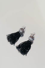 Load image into Gallery viewer, Black Spinel with Tassels
